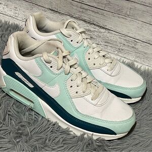 Nike Air Max 90 Leather GS 'White Jade Ice' Youth 5.5 Womens 7
